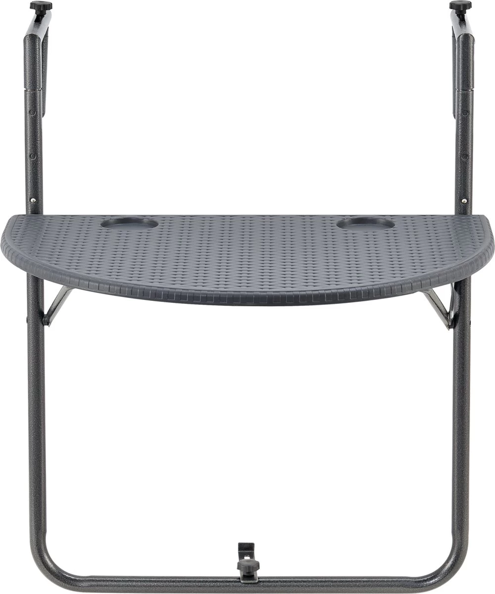 Balkontafel Cicala Inklapbaar 83,5x60x64 Cm Donkergrijs 6 Balkontafel Cicala Inklapbaar 83,5x60x64 Cm Donkergrijs - Afbeelding 4