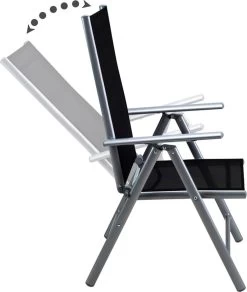 Casaria Alumunium Tuinset Bern - 6 Stoelen + 1 Tafel – Zilver -Tuinmeubel Verkoop 1014x1200