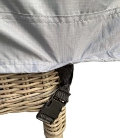 COVER UP HOC - Diamond Hoes Tuinmeubelen- 250x250x90 Cm - Tuinset Beschermhoes Waterdicht Met Stormbanden, Trekkoord En Afwaterings HOCCIE - Zilvergrijze Hoes Tuinmeubels -Tuinmeubel Verkoop 1041x1200 3