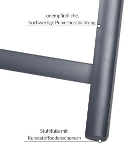 Casaria Tuinstoel Aluminium - 2 Stuks Inklapbaar - Antraciet -Tuinmeubel Verkoop 1043x1200 1