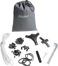 Casaria Paviljoen Topas 3x4m - UV-bescherming 50+ - Antraciet -Tuinmeubel Verkoop 1064x1200