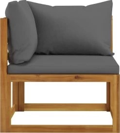 Decoways - 7-delige Loungeset Met Kussens Massief Acaciahout -Tuinmeubel Verkoop 1085x1200