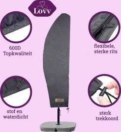 Parasolhoes Voor Zweefparasol–Waterdicht-met Rits En Stok-Superieure Kwaliteit-280cm X 81cm 17 Parasolhoes Voor Zweefparasol–Waterdicht-met Rits En Stok-Superieure Kwaliteit-280cm X 81cm -Tuinmeubel Verkoop 1102x1200 3