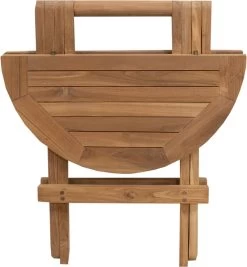 Picknicktafel Rond - Bijzettafel Voor Buiten - - Inklapbare Picknicktafel - Kleine Klaptafel Met Handvat - 50cm -Tuinmeubel Verkoop 1110x1200