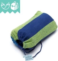 Dubbele Hangmat Blauw - 1 Of 2 Persoons - Lig Oppervlak 190x150cm - Lengte 260cm -Tuinmeubel Verkoop 1138x1200 1