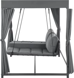 Schommelbank / Ligbank Kassandra - Donkergrijs -Tuinmeubel Verkoop 1145x1200 1