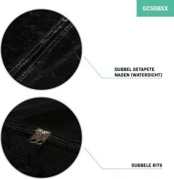 VONROC Premium Opbergtas Voor Tuinstoel/tuinset Kussens XL – 200x75x60cm – Voor 6 Tot 8 Kussens -Tuinmeubel Verkoop 1162x1200 7