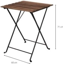 Wooners® Bistroset - Tuintafel Met Twee Stoelen - Metaal En Hout - Zwart 9 Wooners® Bistroset - Tuintafel Met Twee Stoelen - Metaal En Hout - Zwart -Tuinmeubel Verkoop 1193x1200 5