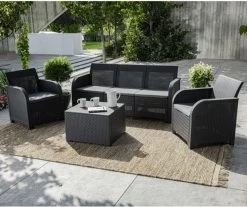 Keter Tuinbank 2-zits Rosalie Grafietkleurig -Tuinmeubel Verkoop 1200x1005