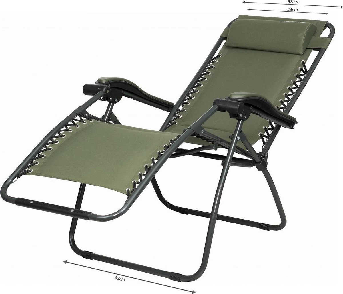Capture Outdoor, Opklapbare Luxe Ligstoel "Relax RZ-1", Verstelbare Rugleuning, Luxe Armleuningen, Opgespannen Gevoerd Doek, Afneembaar Kussen, … 8 Capture Outdoor, Opklapbare Luxe Ligstoel "Relax RZ-1", Verstelbare Rugleuning, Luxe Armleuningen, Opgespannen Gevoerd Doek, Afneembaar Kussen, … - Afbeelding 6