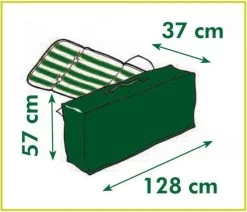 Merkloos 1x Grijze Tuinkussens Opbergtassen Met Rits 128 X 57 X 37 Cm - Tuinstoelkussens Opbergen -Tuinmeubel Verkoop 1200x1029 1