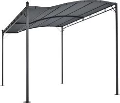 Pergola Tuinpaviljoen 300x250x243 Cm Antraciet Donkergrijs -Tuinmeubel Verkoop 1200x1032 3
