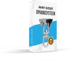 AVINT GOODS RVS Ophangsysteem Plafondhaak Bokszak – Schroefhaak & Ophanghaak Hangstoel – Muurhaak Binnen & Buiten - 550KG -Tuinmeubel Verkoop 1200x1038