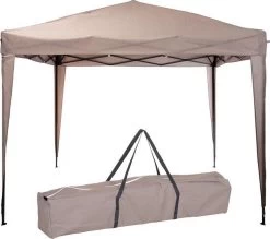 Ambiance Easy-up Partytent - 3x3m - Opvouwbaar - Taupe