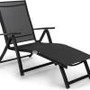 Blumfeldt Pomporto Lounge Ligstoel Voor Tuin / Balkon / Terras , Aluminium , 7-posities , Bekleding Van 70 % PVC En 30 % Polyethyleen -Tuinmeubel Verkoop 1200x1069
