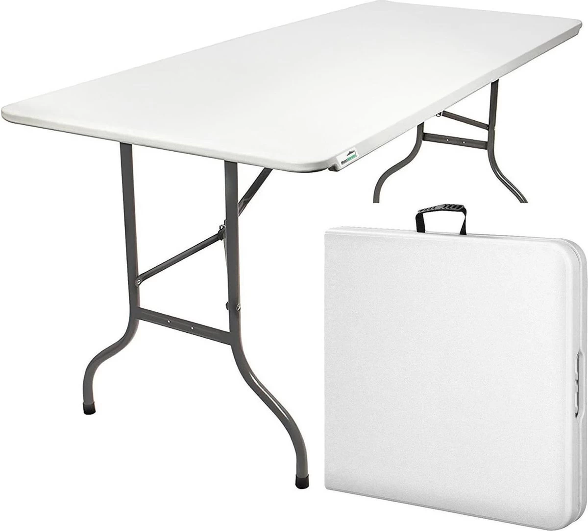 MaxxGarden Klaptafel - Inklapbare Tafel - Opvouwbare Tuintafel - Weerbestendig - Inclusief Handvat - 180x70x74 5 MaxxGarden Klaptafel - Inklapbare Tafel - Opvouwbare Tuintafel - Weerbestendig - Inclusief Handvat - 180x70x74 - Afbeelding 3
