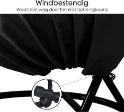 Egg Swing Beschermhoes - 2-Persoons Hangstoel - Beschermhoes Hangstoel Egg - Waterproof - Universeel Model -Tuinmeubel Verkoop 1200x1085 2