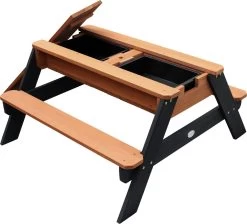 AXI Nick Zand & Water Picknicktafel In Antraciet/Bruin - Parasol Blauw/Wit - Picknick Tafel Voor Kinderen Van Hout -Tuinmeubel Verkoop 1200x1087 3