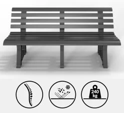 Casaria Tuinbank Orchidea – Kunststof/240kg Belastbaar – Antraciet 13 Casaria Tuinbank Orchidea – Kunststof/240kg Belastbaar – Antraciet -Tuinmeubel Verkoop 1200x1089 2