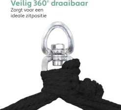 Vita5 XXL Hangstoel | Binnen&Buiten Hangnest | Incl. 2 Kussens En Boekenvak | Volwassenen&Kinderen | Hangmatstoel Tot 225kg | Grijs -Tuinmeubel Verkoop 1200x1094 1
