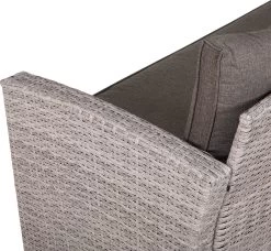 Beliani VITERBO - Loungeset Voor 8 - Grijs - PE Rotan -Tuinmeubel Verkoop 1200x1108 3