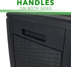 Opbergbox 310L UV-Bestendig Weerbestendig Wielen Tuinbox Rotan-look Antraciet 26 Opbergbox 310L UV-Bestendig Weerbestendig Wielen Tuinbox Rotan-look Antraciet -Tuinmeubel Verkoop 1200x1131 5