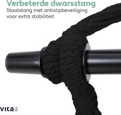 Vita5 XXL Hangstoel | Binnen&Buiten Hangnest | Incl. 2 Kussens En Boekenvak | Volwassenen&Kinderen | Hangmatstoel Tot 225kg | Beige 18 Vita5 XXL Hangstoel | Binnen&Buiten Hangnest | Incl. 2 Kussens En Boekenvak | Volwassenen&Kinderen | Hangmatstoel Tot 225kg | Beige -Tuinmeubel Verkoop 1200x1134