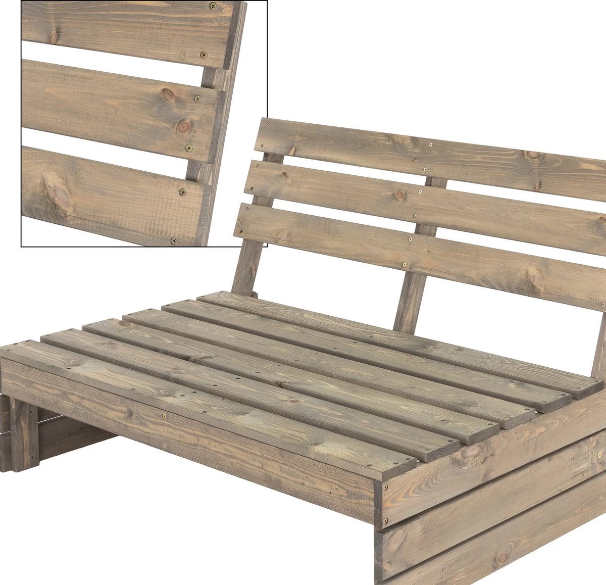 Pro Garden Palletbank - 120 Cm - 2-zits 10 Pro Garden Palletbank - 120 Cm - 2-zits - Afbeelding 8