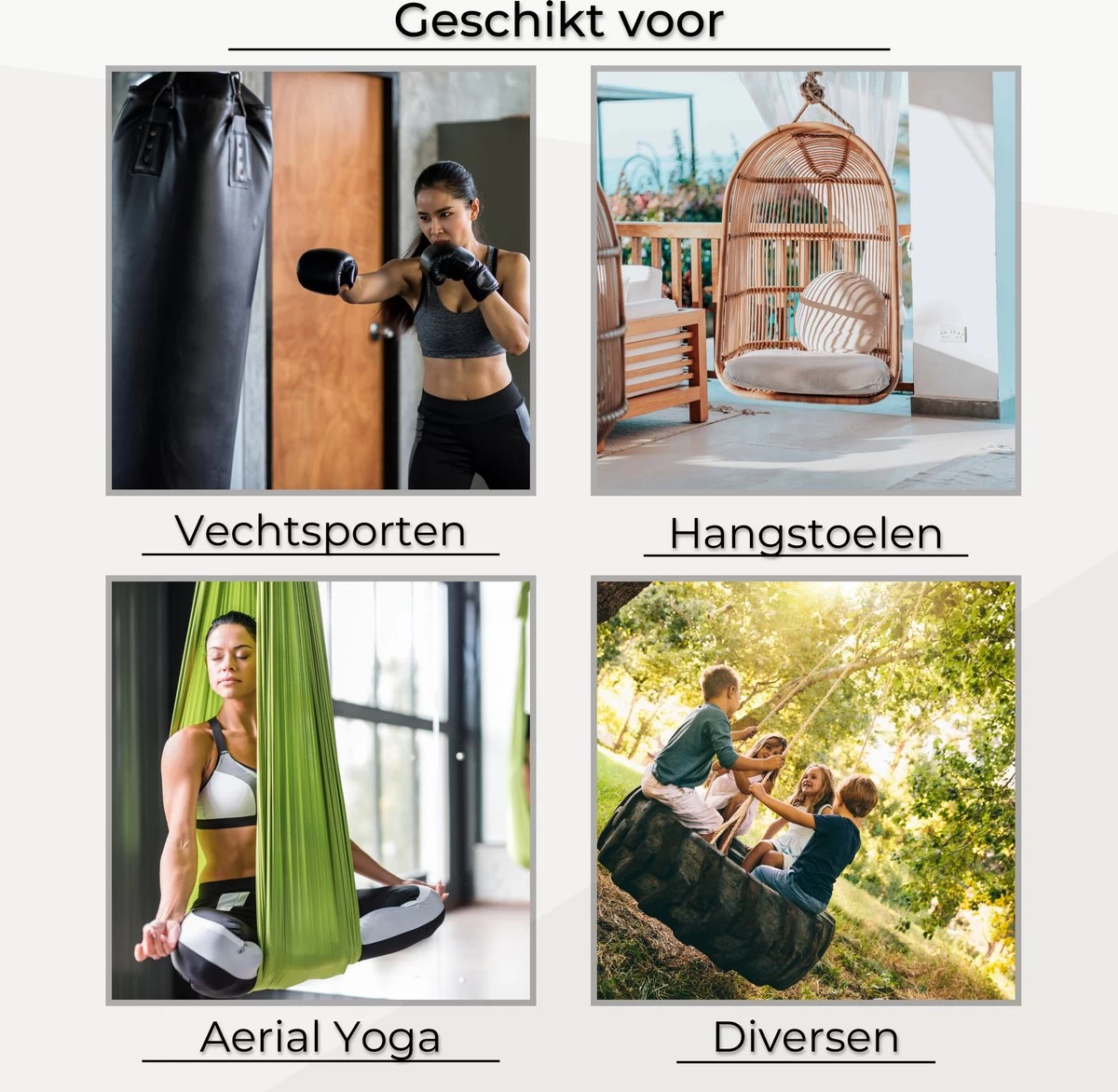 LFSY - Ophangsysteem - Universele Plafondhaak - Hangstoelen Binnen & Buiten - Ophanghaak – Bokszakken - Verandastoel - Zware Veer - RVS – 450kg – M8 4 LFSY - Ophangsysteem - Universele Plafondhaak - Hangstoelen Binnen & Buiten - Ophanghaak – Bokszakken - Verandastoel - Zware Veer - RVS – 450kg – M8 - Afbeelding 2