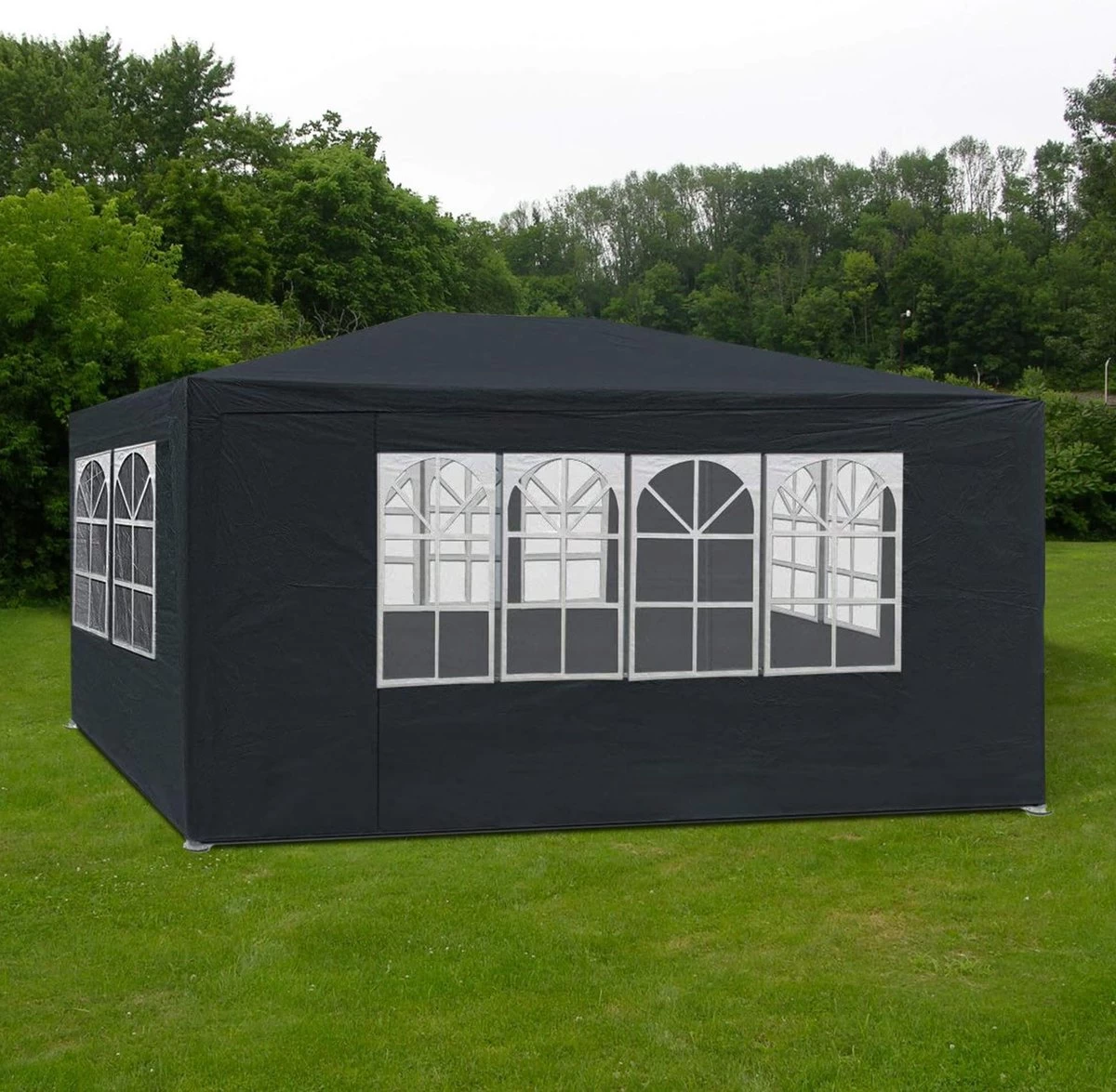 MaxxGarden Partytent - Paviljoen - 3x4m - Incl. Zijwanden - Waterdicht - Antraciet 9 MaxxGarden Partytent - Paviljoen - 3x4m - Incl. Zijwanden - Waterdicht - Antraciet - Afbeelding 7