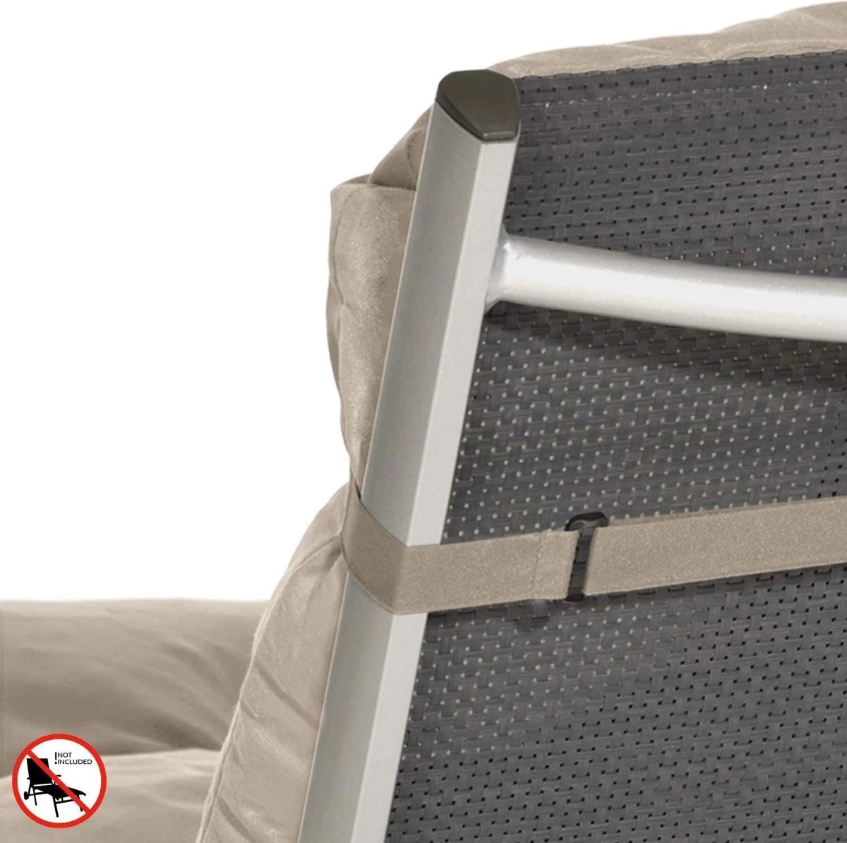 Beautissu Flair RL – Ligbedkussen Tuinkussen Ligstoel – Zonnebed Kussen Voor Tuin Meubelen 190x60x8 Cm Natuur 8 Beautissu Flair RL – Ligbedkussen Tuinkussen Ligstoel – Zonnebed Kussen Voor Tuin Meubelen 190x60x8 Cm Natuur - Afbeelding 6