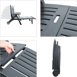 Casaria Ligstoel Zircone – Verstelbaar/Wielen Tot 120 Kg – Antraciet -Tuinmeubel Verkoop 1200x1197 1