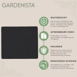 Gardenista Stoelkussen - Waterbestendige Tuinkussens Voor Binnen En Buiten - Zitkussen Met Lint - Kussens Voor Tuinstoel 12 Gardenista Stoelkussen - Waterbestendige Tuinkussens Voor Binnen En Buiten - Zitkussen Met Lint - Kussens Voor Tuinstoel -Tuinmeubel Verkoop 1200x1198 18
