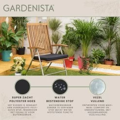 Gardenista Stoelkussen - Waterbestendige Tuinkussens Voor Binnen En Buiten - Zitkussen Met Lint - Kussens Voor Tuinstoel 13 Gardenista Stoelkussen - Waterbestendige Tuinkussens Voor Binnen En Buiten - Zitkussen Met Lint - Kussens Voor Tuinstoel -Tuinmeubel Verkoop 1200x1198 19