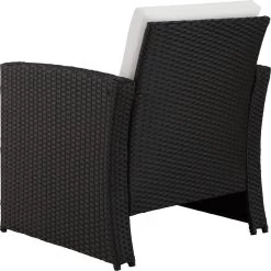 Tectake - Wicker Zitgroep Tuinset Lucca - Zwart - 404131 -Tuinmeubel Verkoop 1200x1198 9