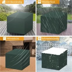 Kingsleeve Tuinmeubelhoes - Beschermhoes - Weerbestendig -308x138x89cm - Groen -Tuinmeubel Verkoop 1200x1199 13