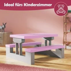 Spielwerk Kinder Tuinset – Incl. Parasol UV-bescherming - Roze Grijs -Tuinmeubel Verkoop 1200x1200 1010