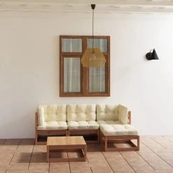 VidaXL 5-delige Loungeset Met Kussens Massief Grenenhout -Tuinmeubel Verkoop 1200x1200 1014