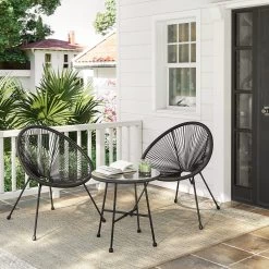 Songmics Balkonmeubilair, Tuinmeubelset, Set Van 3, Zitgroep, Terrasmeubilair, Glazen Tafelblad, 2 Stoelen, Voor Binnen En Buiten, Voor Patio, Tuin, Balkon, Buiten, Zwart GGF013B02 14 Songmics Balkonmeubilair, Tuinmeubelset, Set Van 3, Zitgroep, Terrasmeubilair, Glazen Tafelblad, 2 Stoelen, Voor Binnen En Buiten, Voor Patio, Tuin, Balkon, Buiten, Zwart GGF013B02 -Tuinmeubel Verkoop 1200x1200 1024