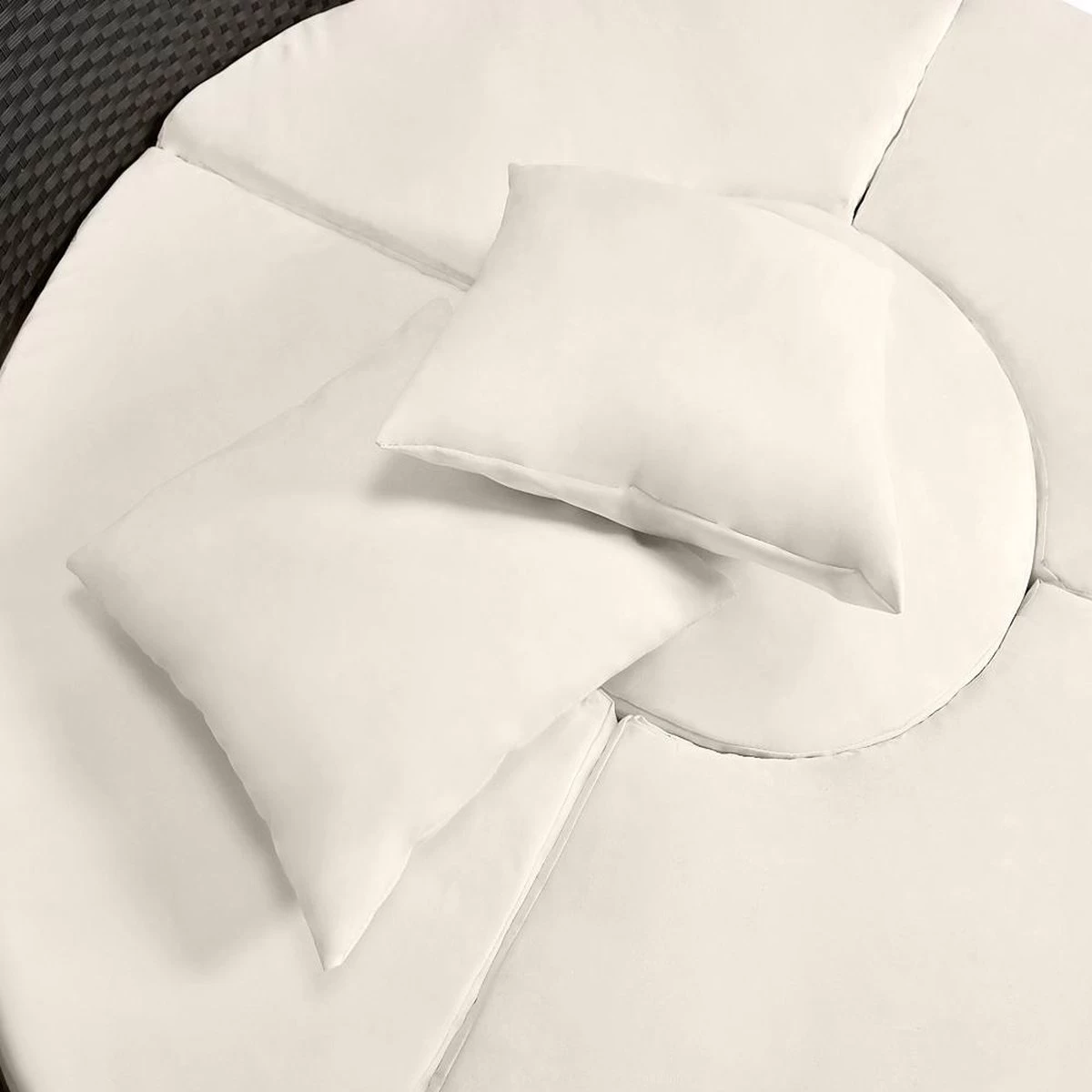 Casaria Polyrattan Zonne-Eiland Ø185cm – Incl. Kussens - Zwart Crème 20 Casaria Polyrattan Zonne-Eiland Ø185cm – Incl. Kussens - Zwart Crème - Afbeelding 18