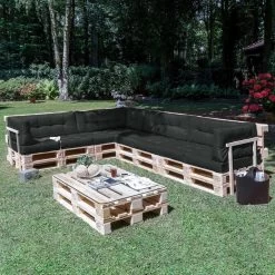 Beautissu Eco Elements Palletkussen – Rugkussen 120x40x15 Cm Voor Palletbank - Kussen Graphiet Grijs - Palletkussens In Matraskussen Kwaliteit -Tuinmeubel Verkoop 1200x1200 1259
