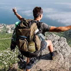 Kanyon Hangmat - Incl. Karabijnhaken En Riemen - Licht Parachutestof - 260 X 140 Cm - Tot 200kg - Groen/Khaki -Tuinmeubel Verkoop 1200x1200 1303