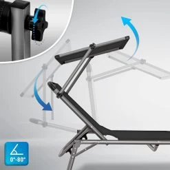 Sens Design Zonnebed - Ligbed Inklapbaar Met Zonneklep - Grijs -Tuinmeubel Verkoop 1200x1200 147