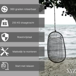 XYZ Goods - Luxe Plafondhaak - Hangmat Bevestigingsset - Schommelhaak - Ophangsysteem - Ophanghaak - Plafondbeugel - Bokszak - Schommelstoel - Hangstoel - RVS -Tuinmeubel Verkoop 1200x1200 212