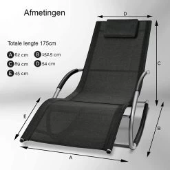 Sens Design Zonnebed - Ligbed - Weerbestendig - Zwart 10 Sens Design Zonnebed - Ligbed - Weerbestendig - Zwart -Tuinmeubel Verkoop 1200x1200 230