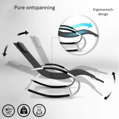 Sens Design Zonnebed - Ligbed - Weerbestendig - Antraciet -Tuinmeubel Verkoop 1200x1200 253