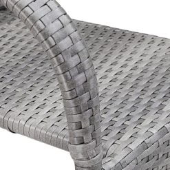 Casaria Polyrattan Tuinstoelen – 4 Stuks Stapelbaar – Grijs -Tuinmeubel Verkoop 1200x1200 256