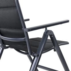 Casaria Tuinstoel Aluminium - 2 Stuks Inklapbaar - Antraciet -Tuinmeubel Verkoop 1200x1200 263