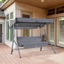 Merkloos Casaria Hollywood Schommel - Antraciet - Incl. Zonnekap 14 Merkloos Casaria Hollywood Schommel - Antraciet - Incl. Zonnekap -Tuinmeubel Verkoop 1200x1200 296