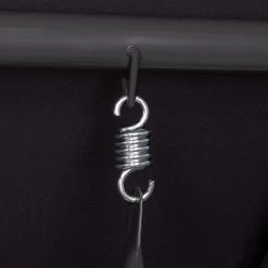 Springos Schommelbank | Linda-Schommel | 3-zits | Waterafstotend | Inclusief 2 Kussens | Verstelbare Luifel | 162 X 200 X 120 Cm | Zwart -Tuinmeubel Verkoop 1200x1200 365